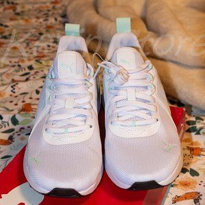 Ladies' Pacer Net Cage Sneaker White Puma‎